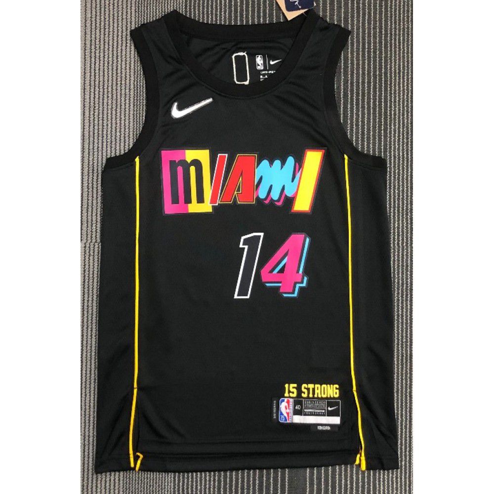Men's Miami Heat Tyler Herro #14 Black 2021/22 Swingman Jersey - City Edition-Pro Kit Vault | Brand New 26/27 Sports Jerseys